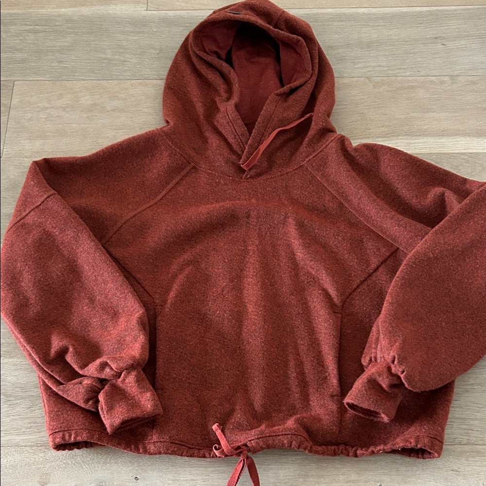 Prana Hooded Pullover with tie waist